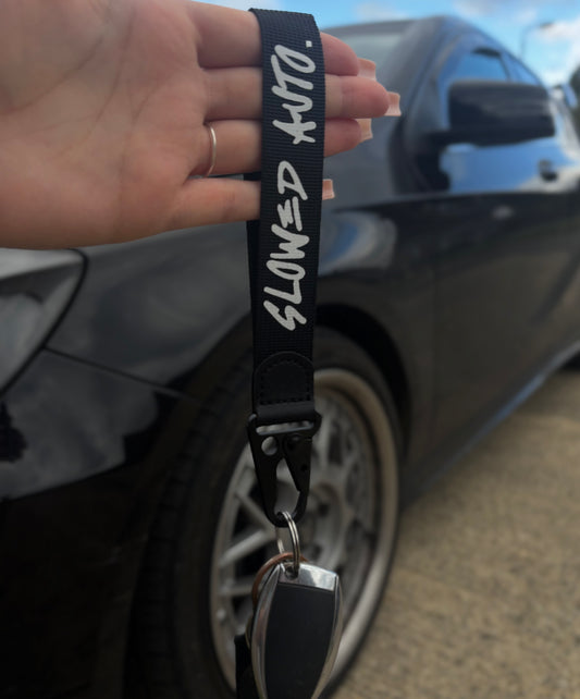 SLOWED wristlet keychain