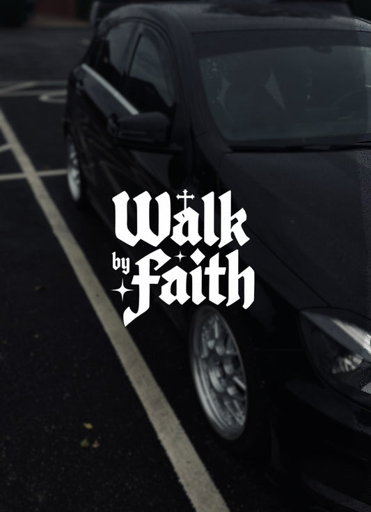 WALKBYFAITH decal