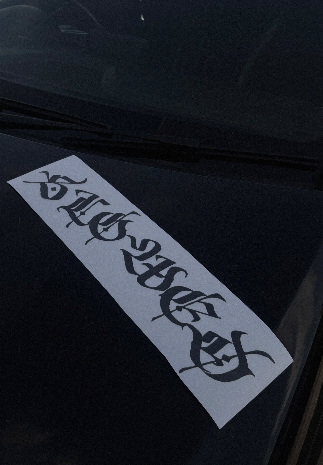 victorian letter decal