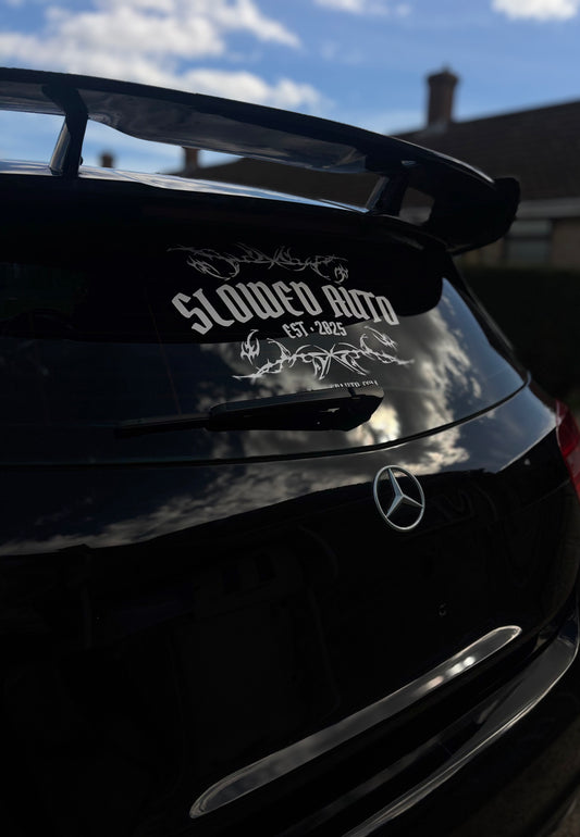 OG SLOWED windscreen decal