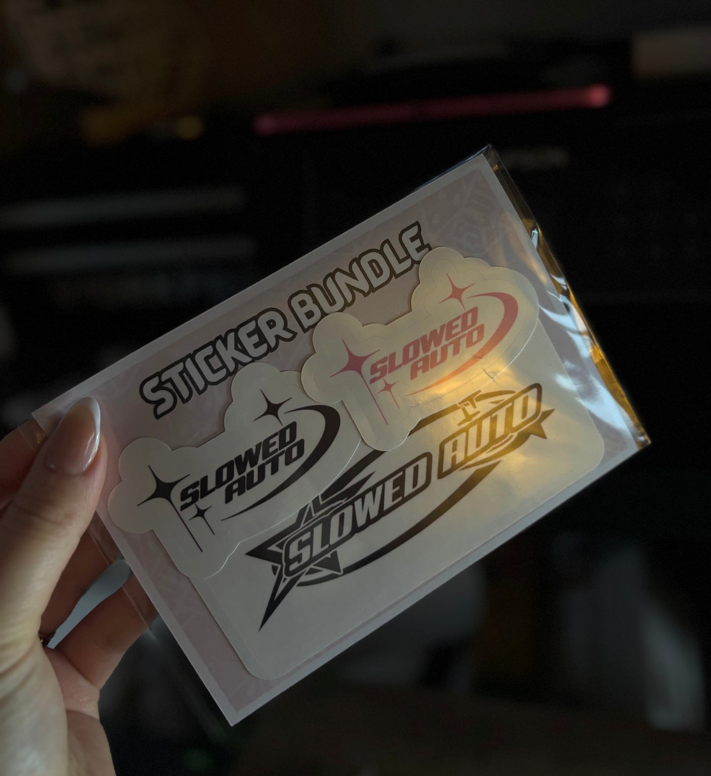 SLOWED sticker bundle