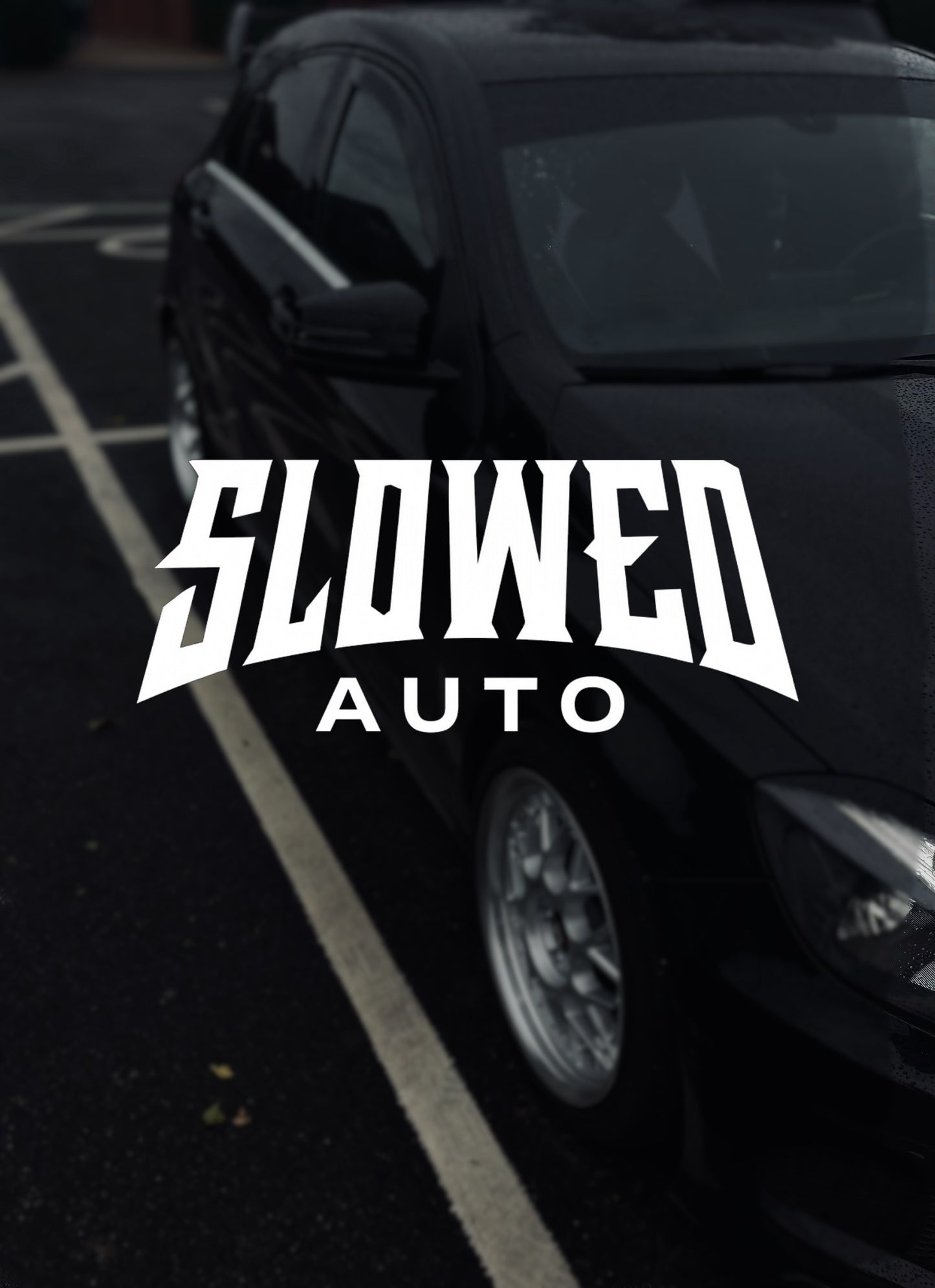 SLOWED AUTO decal