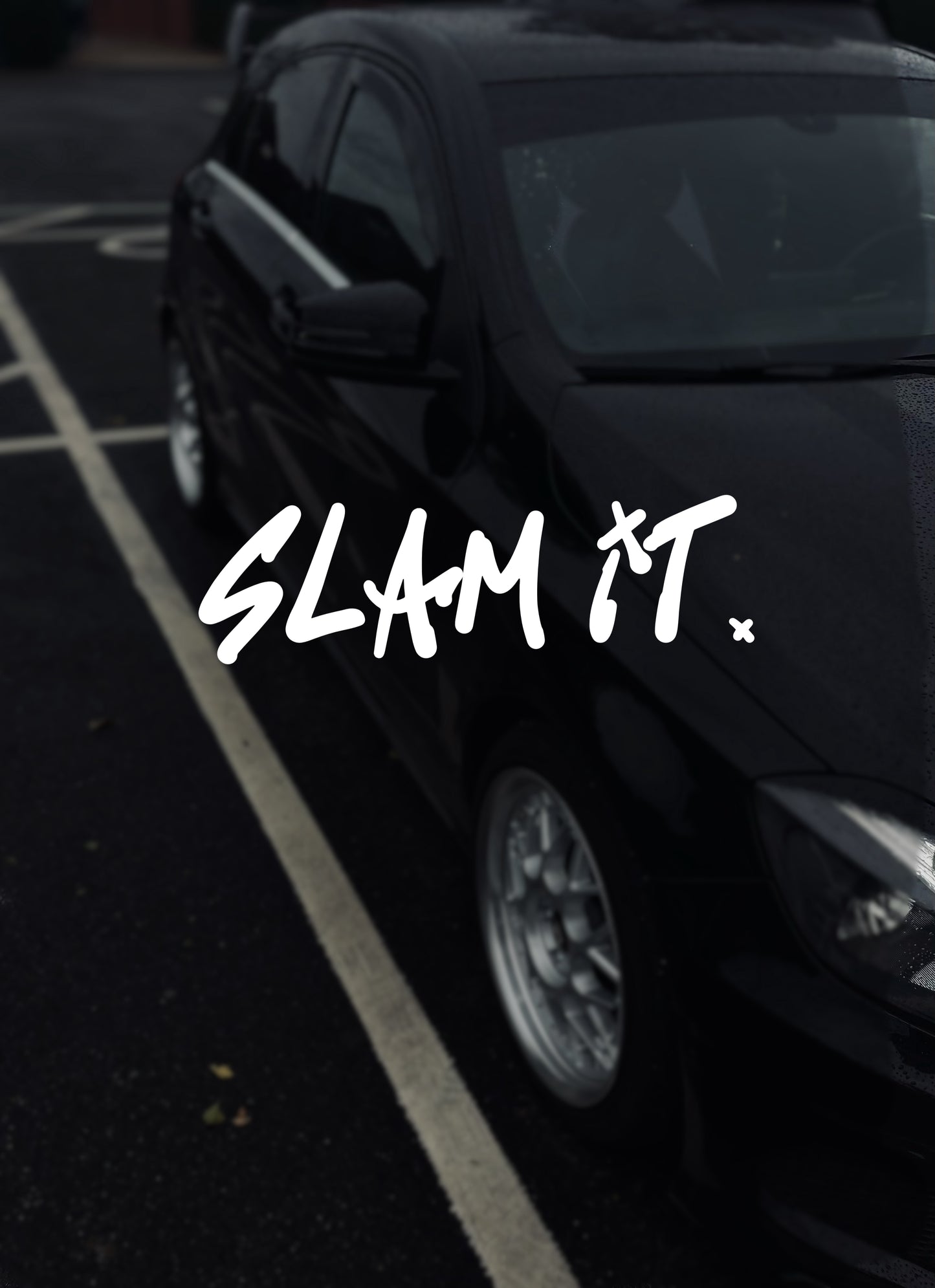 SLAM IT windscreen decal