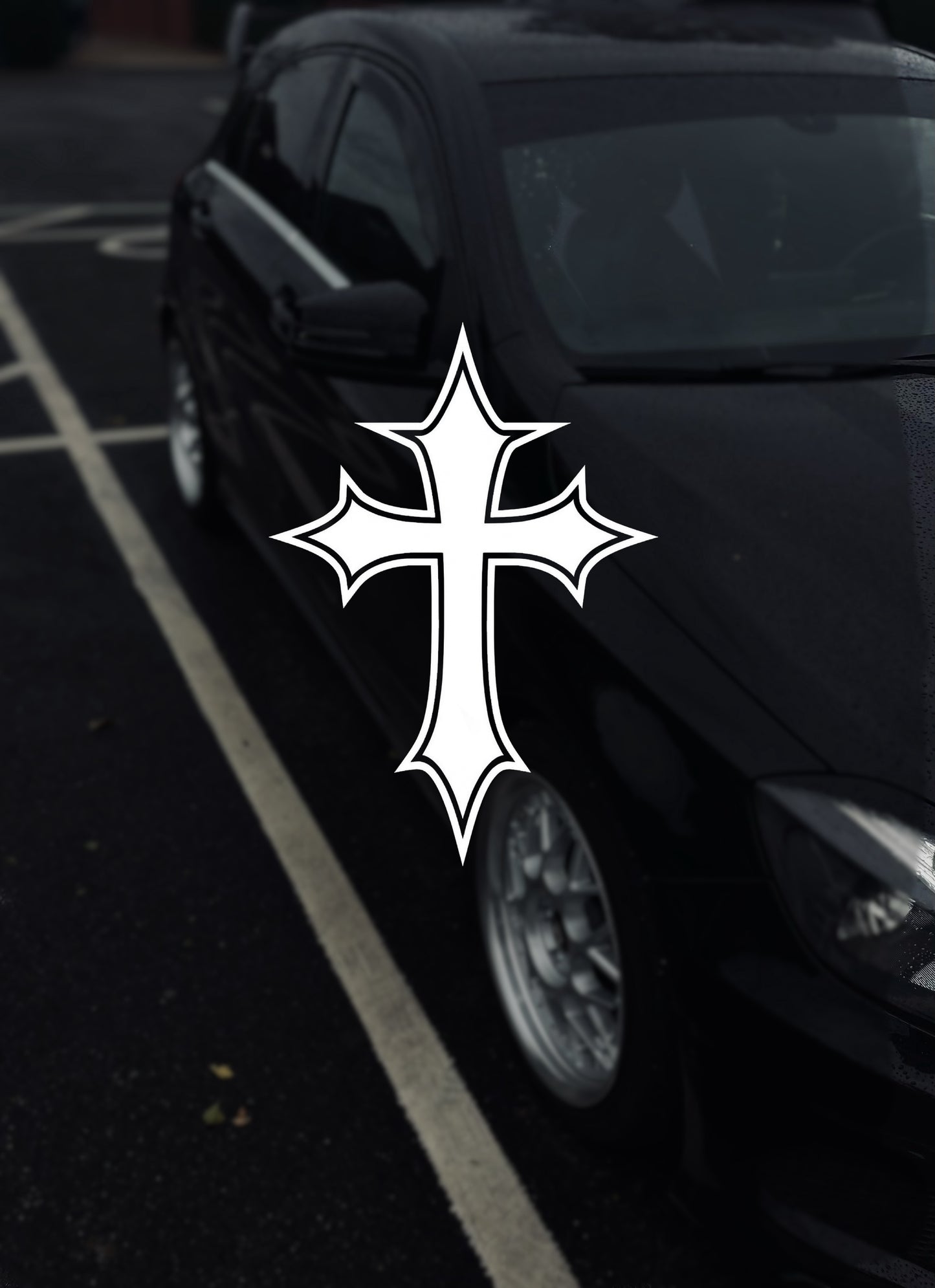 CROSS vinyl decal