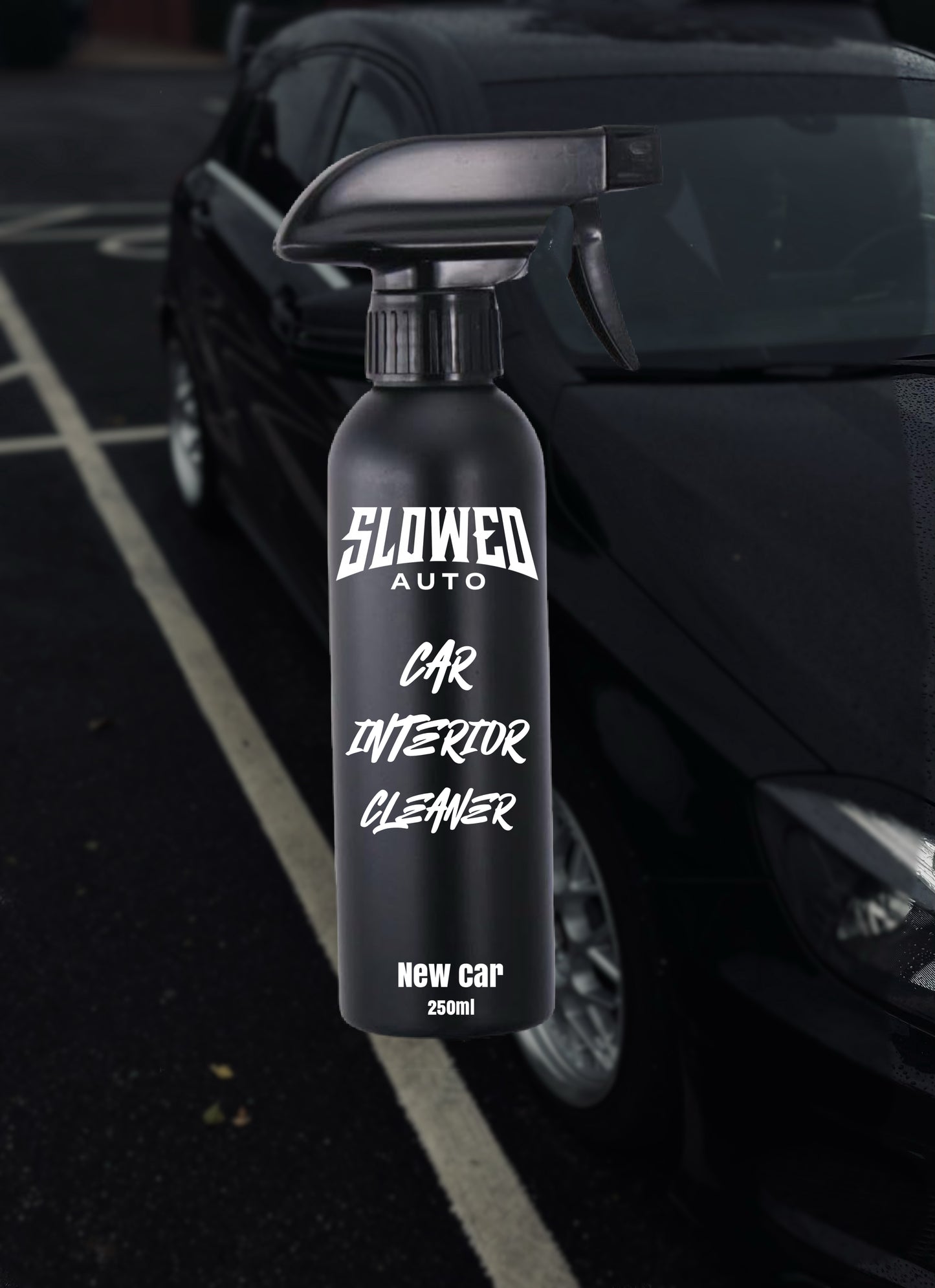 Car interior cleaning spray