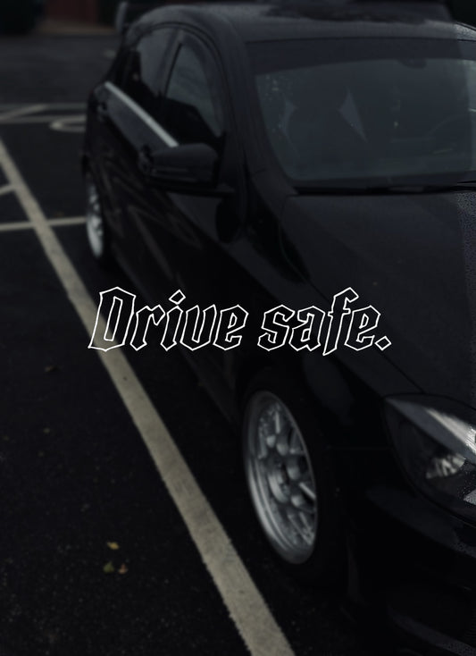 DRIVESAFE decal