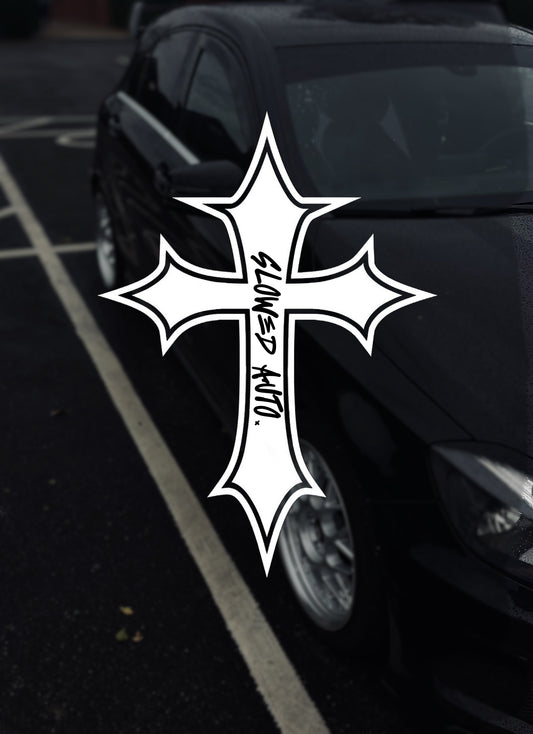 SLWD CROSS decal