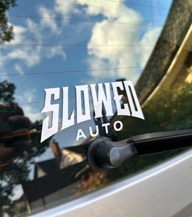 Autocolant AUTO ÎNCETINIT