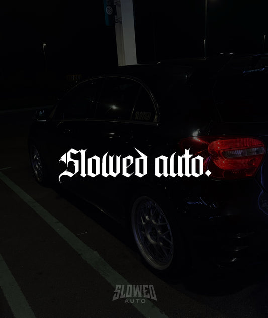 Autocolant AUTO ÎNCETINIT