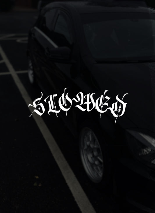 victorian letter decal