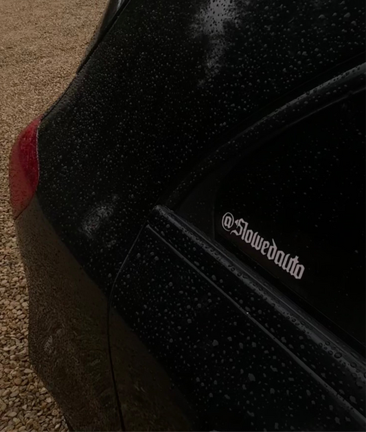 custom social media handle decal