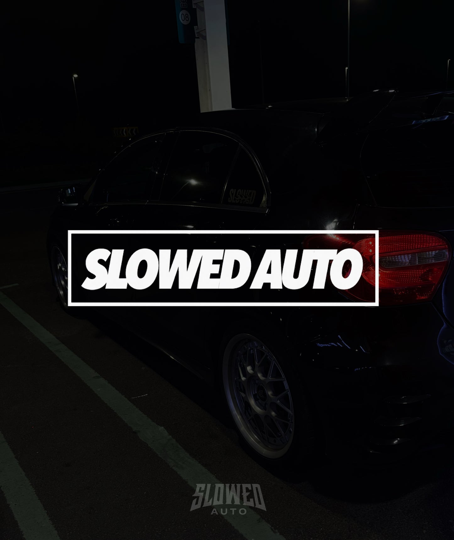 Banner parbriz SLOWED BOLD