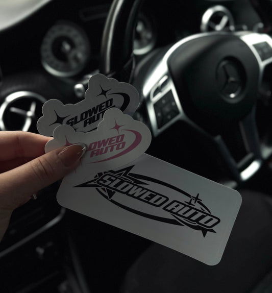 SLOWED sticker bundle