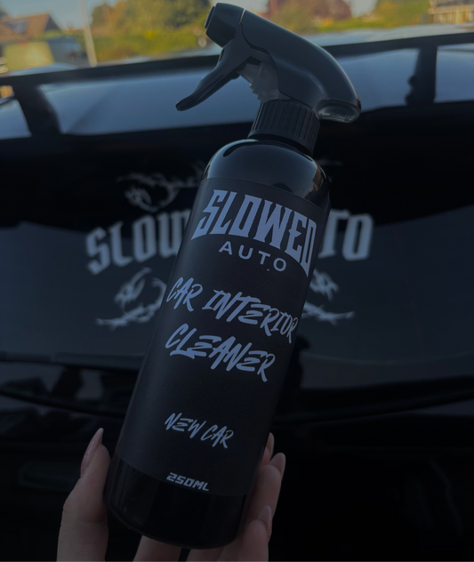 Car interior cleaning spray