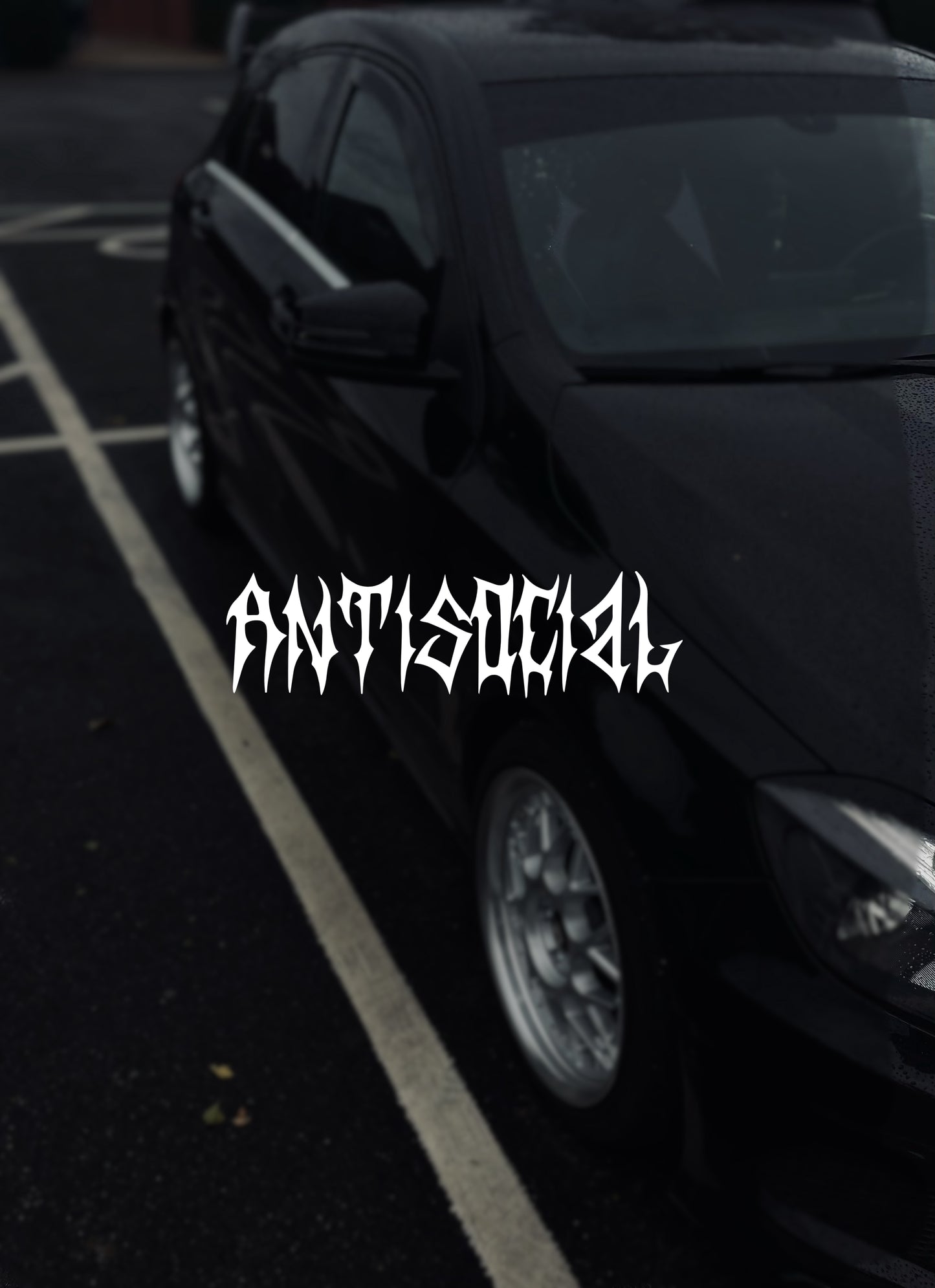 METAL ANTISOCIAL decal banner