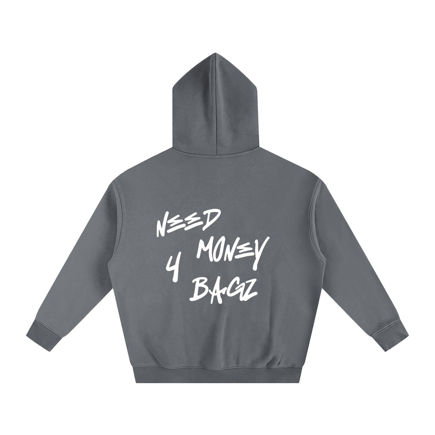 Hanorac supradimensionat din fleece NEEDMONEY4BAGZ