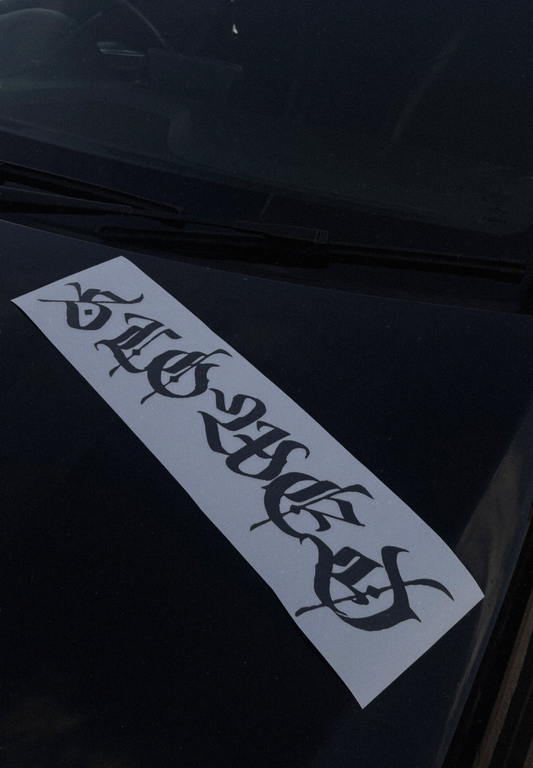victorian letter decal