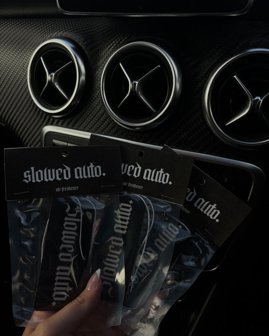 SLOWED AUTO air freshener