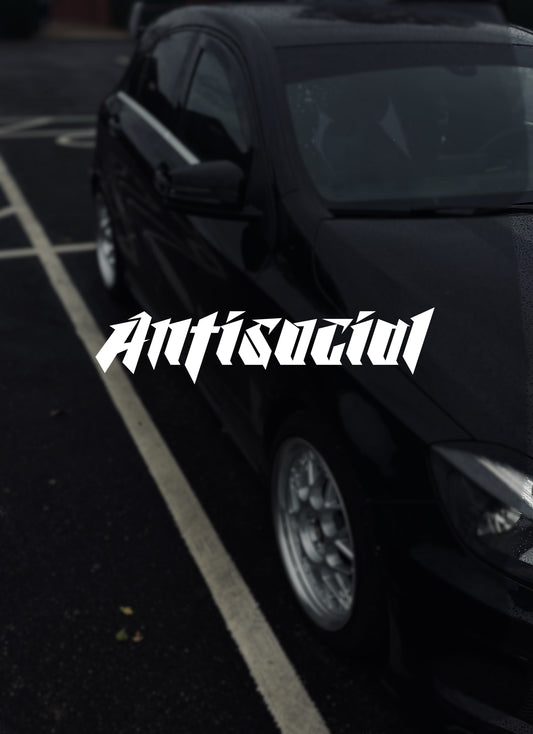 ANTISOCIAL decal