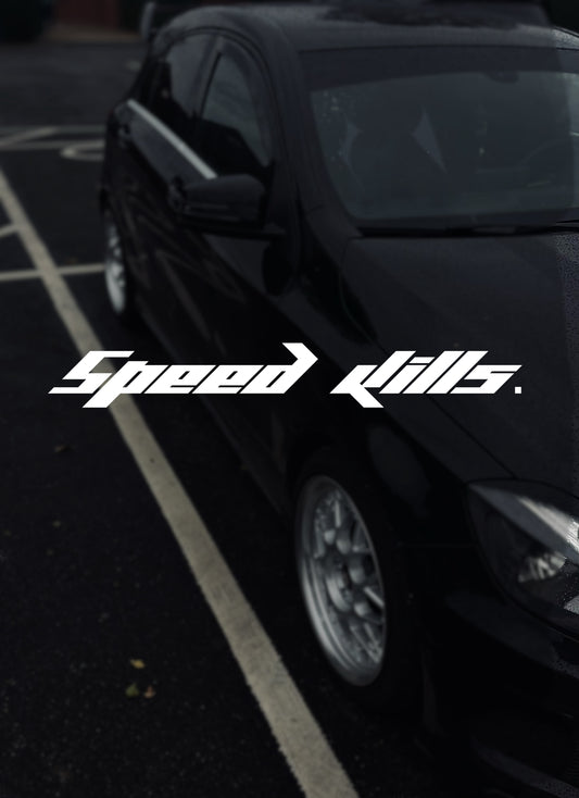 SPEEDKILLS banner decal