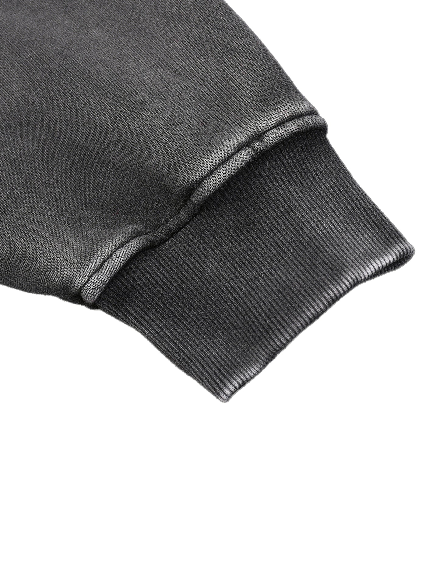 Hanorac supradimensionat din fleece spălat cu acid SLOWED